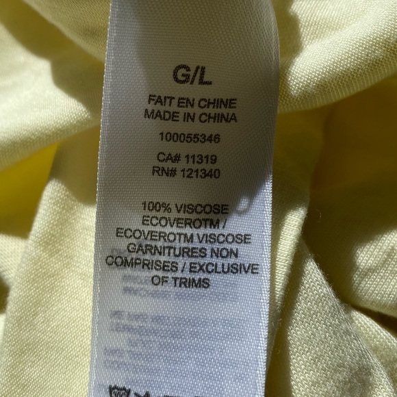 Dynamite Baby Yellow Crop Tee - Picture 3 of 5